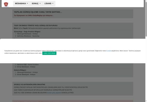 TGGF Müsabaka Takip Sayfası