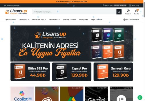 Türkiye'nin Lisans Marketi - LisansUp - Dijital Lisans Satın Al