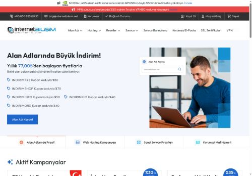 Hızlı ve Güvenli - Web Hosting & VDS Sunucu