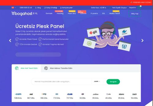 Sanal Sunucu Sağlayıcısı | BOGAHOST - Türkiye'nin Hosting