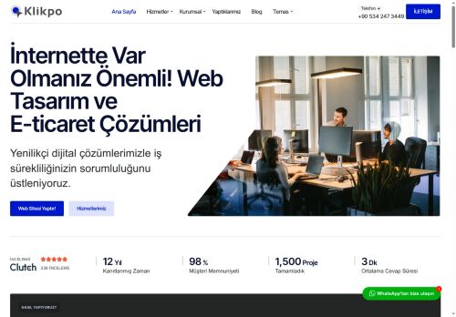 Klikpo Digital – 360 Digital Ajans – Herkes için Web Tasarım ve 360 Digital Dönüşüm