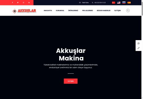 Akkuşlar Makine - Ağaç İşleme Makinaları | Çoklu Dilimleme, Tomruk Kesme & Yan Alma Makinaları