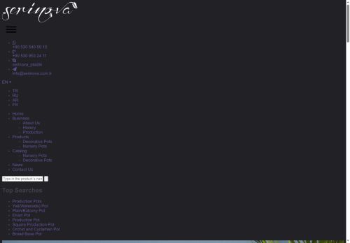 Production Pot - Serinova Plastic - Pot- Decorative Pot