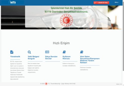 T.C. Ticaret Bakanlığı - IETTS
