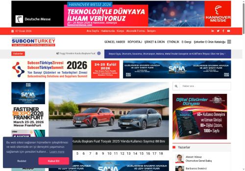 SUBCONTURKEY YAN SANAYİ ve TEDARİKÇİ GAZETESİ