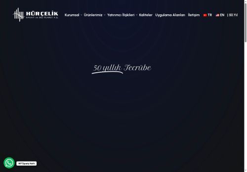 Kaliteli Çelikte Çözüm Ortağınız Hür Çelik - Hür Çelik