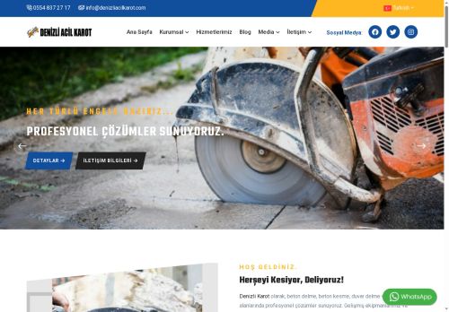 Beton Delme - Denizli Karot - Beton Kesme - Beton Kırma