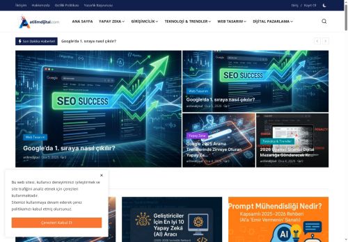 Atılım Dijital | Dijital Pazarlama, Yapay Zekâ ve Girişimcilik Rehberi - Anasayfa