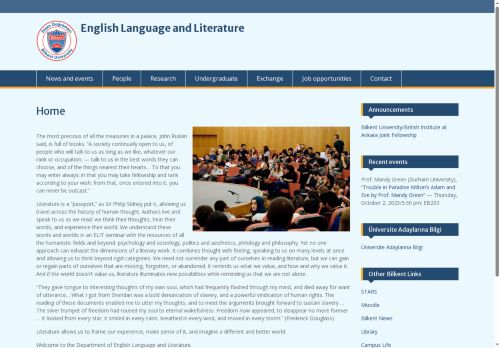 English Language and Literature
