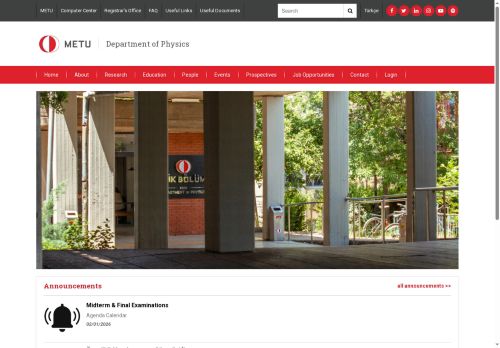 Department of Physics | where science meets imagination!