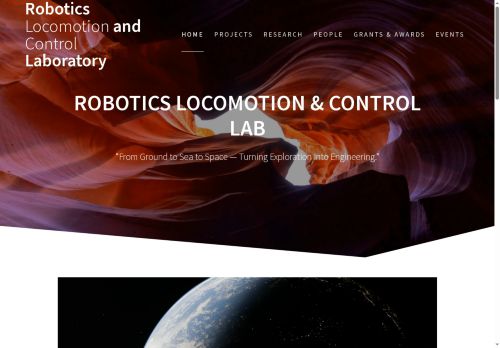 Robotics Locomotion and Control Laboratory – About Robotics Locomotion and Control Laboratory's page