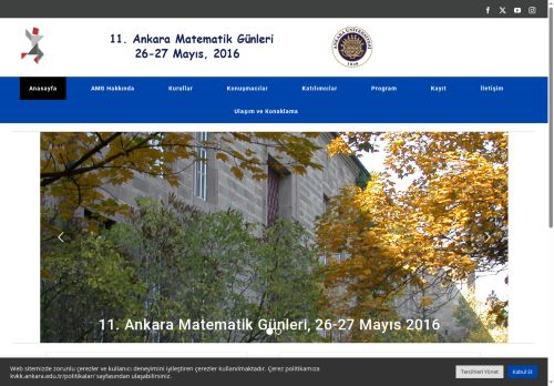 AMG Hakkında – 11. Ankara Matematik Günleri