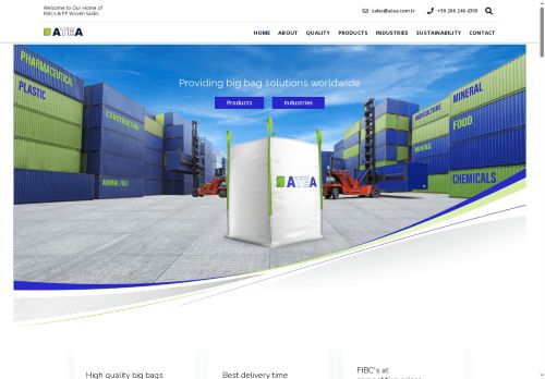 ATEA | FIBCs & PP Woven Sacks - FILLING