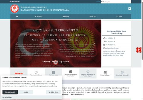 Suleyman Demirel University - CHIEF COORDINATORSHIP FOR INTERNATIONAL RELATIONS
