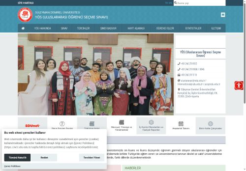 Süleyman Demirel Üniversitesi - YÖS (Uluslararası Öğrenci Seçme Sınavı)