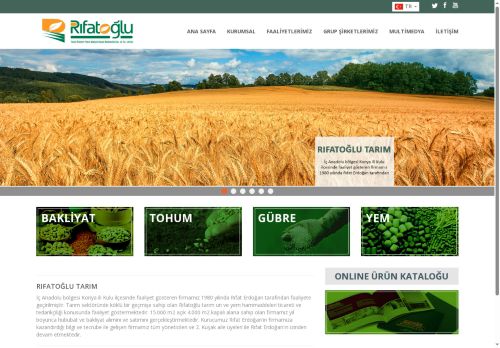 Hububat ve Bakliyat,Gübre,Yem,Katı Yakıt,Traktör Bayiliği,Hattat Bayiliği,Valtra Bayiliği - RIFATOĞLU TARIM - Rıfatoğlu Tarım Ürünleri KULU / KONYA