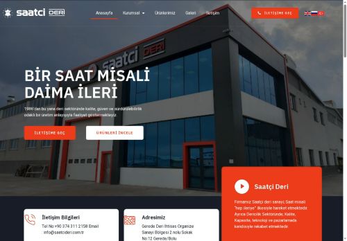 Saatçi Deri – Bir Dünya Markası