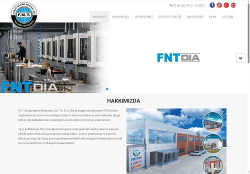 F.N.T. AHŞAP İŞLEME MAKİNALARI SAN. VE TİC. A.Ş
