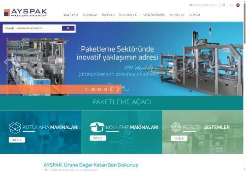 Ayspak Hat Sonu Paketleme Çözümleri