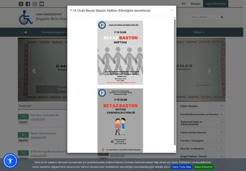 Engelsiz Birim Koordinatörlüğü