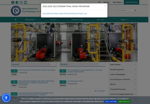 Gaz/Doğalgaz ve Tesisatı Teknolojisi