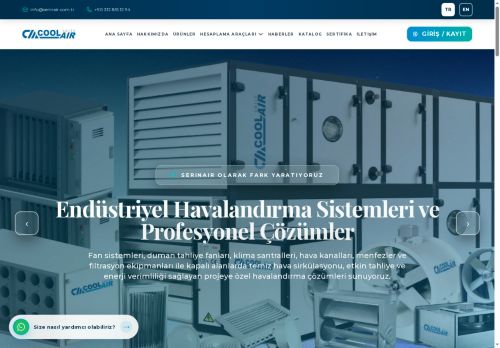 Havalandırma Sistemleri | Endüstriyel Havalandırma ve HVAC | SerinAIR