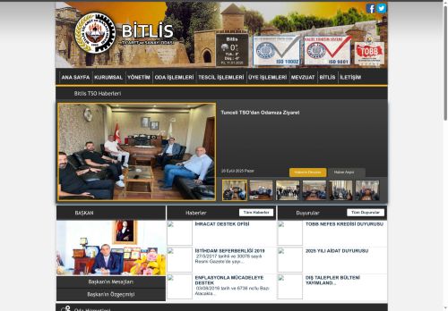 Bitlis Ticaret ve Sanayi Odası > ANA SAYFA