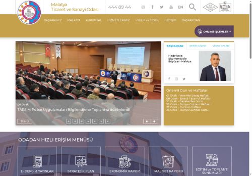 Malatya Ticaret ve Sanayi Odası |Kullanım Klavuzları
