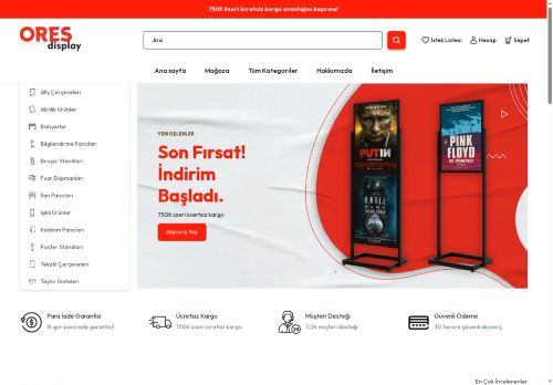 Mağaza – Ores Mağaza - Ores Display