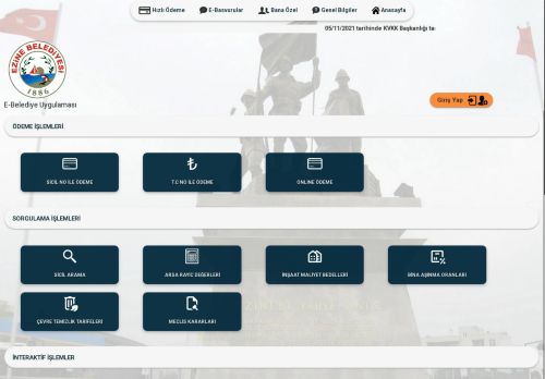 Sorgulama İşlemleri - Ezine Belediyesi