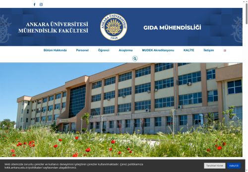Gıda Mühendisliği – Ankara Üniversitesi
