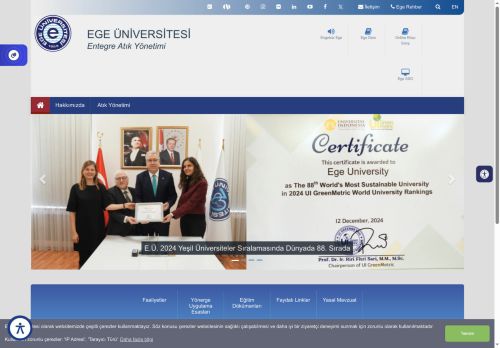 E.Ü. Entegre Atık Yönetimi