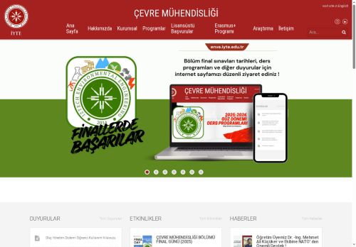 Çevre Mühendisliği – Mühendislik Fakültesi