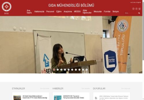 Gıda Mühendisliği – Mühendislik Fakültesi