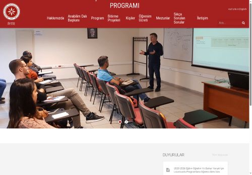 Engineering Management Master Program – İzmir Yüksek Teknoloji Enstitüsü