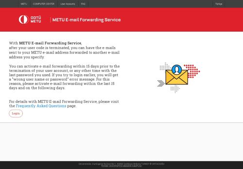METU E-mail Forwarding Service