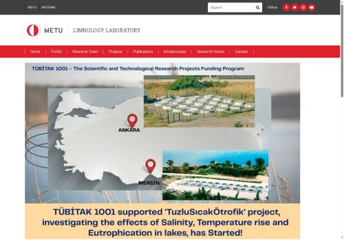 LIMNOLOGY LABORATORY | A biref description of the department