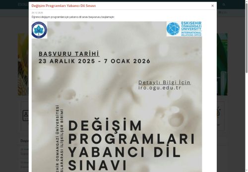 AGRICULTURAL BIOTECHNOLOGY DEPARTMENT | Eskisehir Osmangazi University - Home