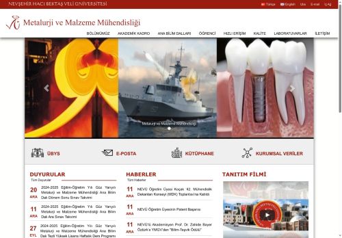 Metalografi Laboratuvarı | Metalurji ve Malzeme Mühendisliği