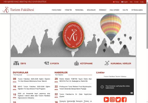 Öğrenci Formlar | Turizm Fakültesi