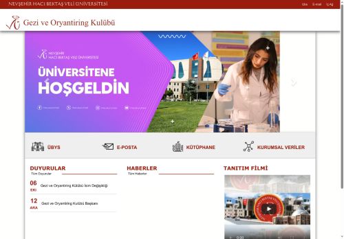 Gezi ve Oryantiring Kulübü | NEVŞEHİR HACI BEKTAŞ VELİ ÜNİVERSİTESİ