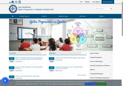 Eğitim Programları ve Öğretim Anabilim Dalı