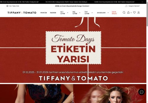Kadın Giyim ve Aksesuar Markası - Tiffany & Tomato