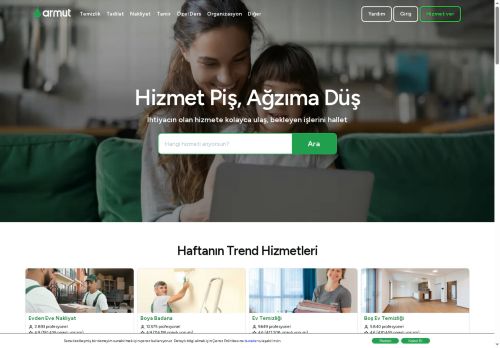 Armut: Hizmet Piş, Ağzıma Düş