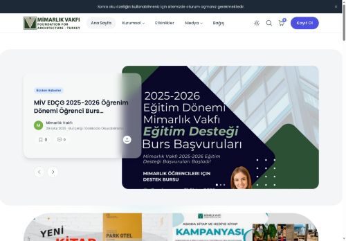 Mimarlık Vakfı – Mimarlık mesleğinin gelişimi için çaba harcıyoruz.