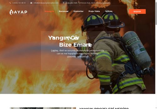 Antalya Yangın Projeleri - Anasayfa