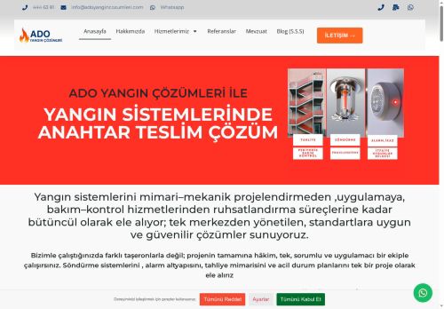 Profesyonel Yangın Çözümleri | Ado Yangın Çözümleri