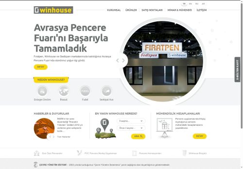 PVC Kapı ve Pencere Sistemleri - Winhouse