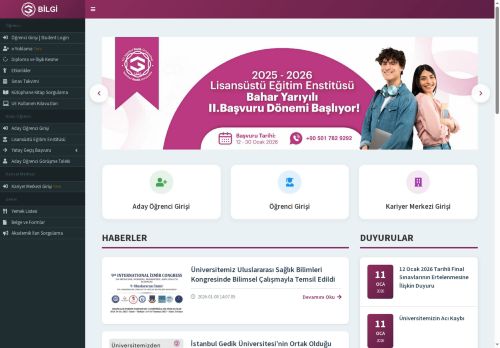 İSTANBUL GEDİK ÜNİVERSİTESİ BİLGİ SAYFASI | Aday Öğrenci Girişi