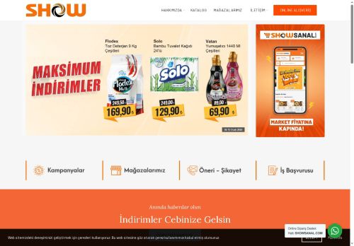 SHOW Market – Maksimum Kalite, Maksimum İndirim